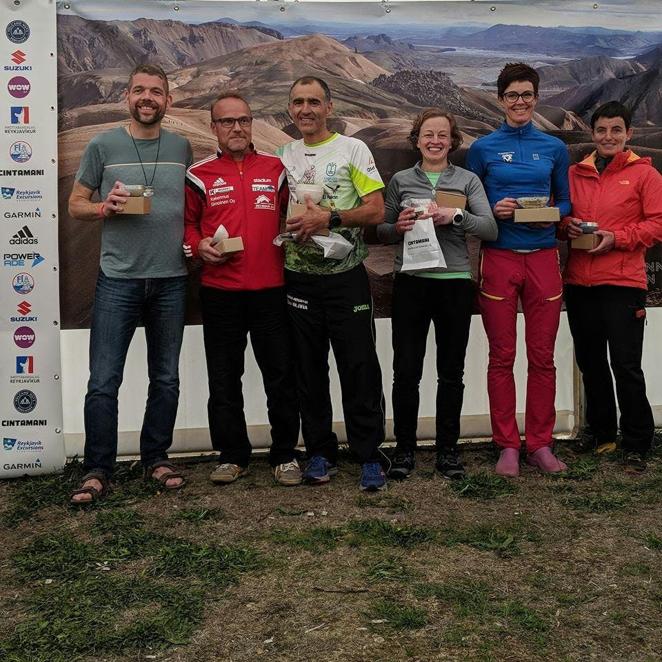 Prize winners in Age group 50-59 years old in Laugavegur Ultra 2018