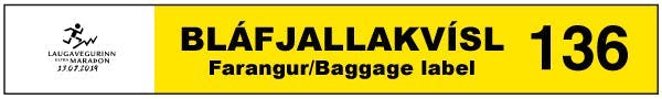 Luggage label